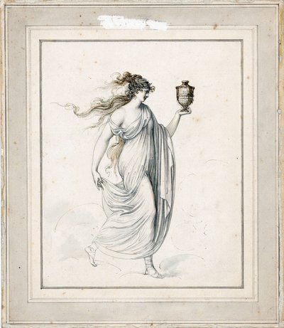 Portræt af Lady Emma Hamilton af Richard Cosway
