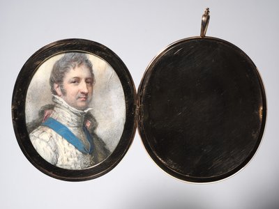Portræt af Louis-Philippe, hertug af Orléans, senere franskmændenes konge, 1804. af Richard Cosway