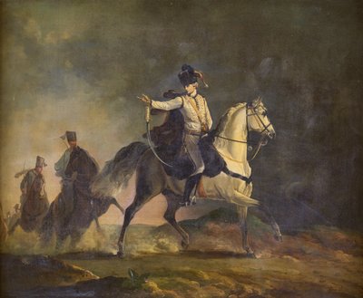 Jarlen af Ancram monteret på en oplader, ca. 1773 (olie på lærred) af Richard Cosway