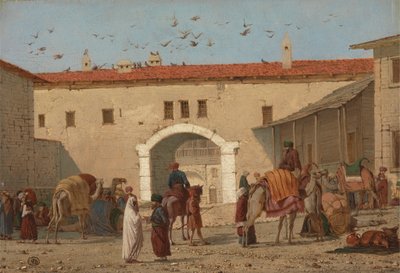 Caravanserai ved Mylasa i Lilleasien af Richard Dadd