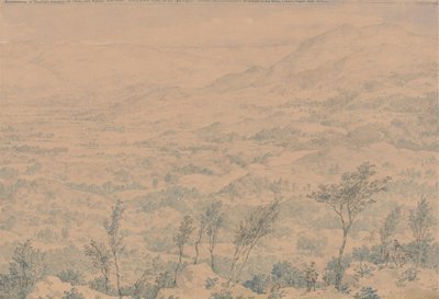 Erindring om bjerglandskab i Caria, nær Mylasa, Lilleasien af Richard Dadd