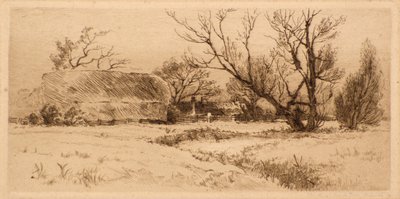 Old Farm Court Road, Dulwich (ætsning) af Richard Davidson Winter