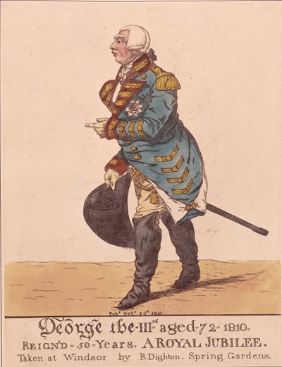 Georg III, 1810 af Richard Dighton