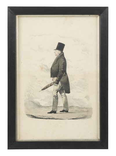 Henry Lygon, 4th Earl Beauchamp (w/c & blyant på papir) af Richard Dighton