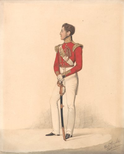 Lord Henry Charles Capel Somerset, 5. lette infanteri - Cheltenham af Richard Dighton