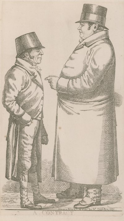 Damington og hr. Tremloe, en kontrakt af Richard Dighton