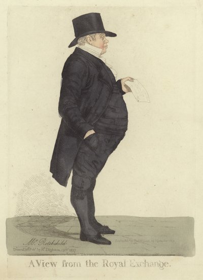 Nathan Mayer Rothschild, 1817 af Richard Dighton