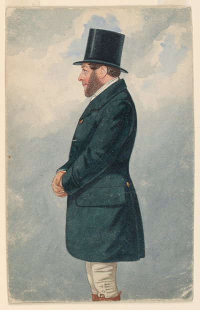Portræt af George Beets af Richard Dighton