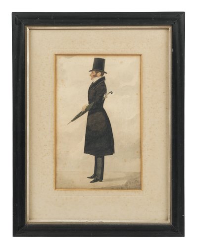 Portræt af Henry Lygon af Richard Dighton