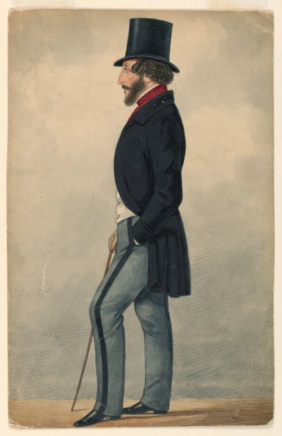 Portræt af Lord Beauclerk af Richard Dighton