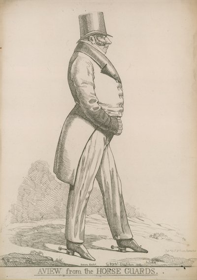 Sir Robert Bolton; Udsigt fra hestevagten af Richard Dighton
