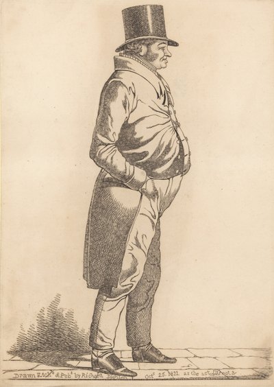 Uidentificeret herre af Richard Dighton