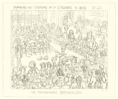 1849, Et bryllup til morgenmad af Richard Doyle