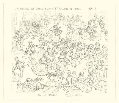 1849, En hjemme, Polkaen af Richard Doyle