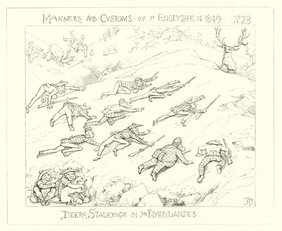 1849, Hjortejagt i højlandet af Richard Doyle
