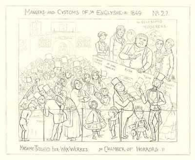 1849, Madame Tussauds vokseværk, Rædslernes kammer af Richard Doyle