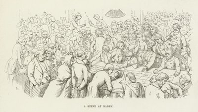 En scene i Baden af Richard Doyle