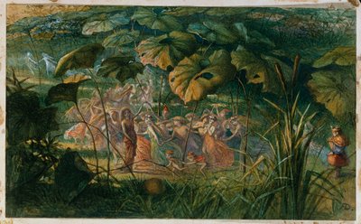 Eventyrdans i en lysning af Richard Doyle