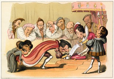 Kong Edward VI giver et charter af Richard Doyle
