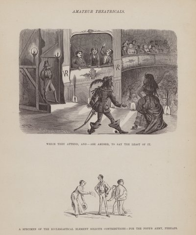Side fra The American Tour of Mrs Brown, Jones and Robinson (gravering) af Richard Doyle