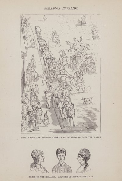 Side fra The American Tour of Mrs Brown, Jones and Robinson (gravering) af Richard Doyle