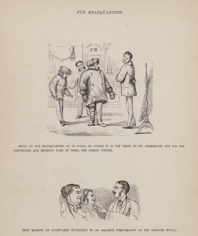 Side fra The American Tour of Mrs Brown, Jones and Robinson (gravering) af Richard Doyle