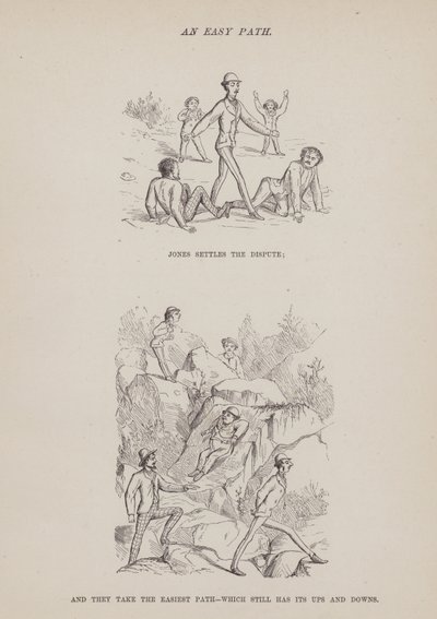 Side fra The American Tour of Mrs Brown, Jones and Robinson (gravering) af Richard Doyle