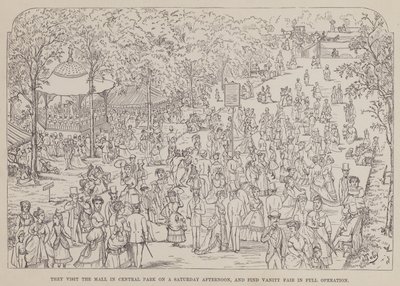 Side fra The American Tour of Mrs Brown, Jones and Robinson (gravering) af Richard Doyle