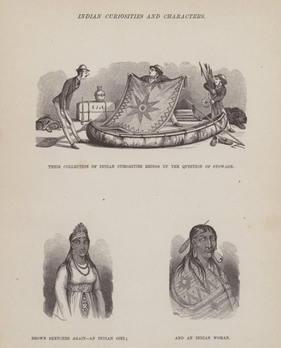 Side fra The American Tour of Mrs Brown, Jones and Robinson (gravering) af Richard Doyle