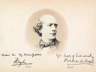 Portræt af Richard Doyle af Richard Doyle