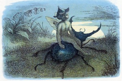 Eventyrdronningens budbringer, c1870 af Richard Doyle