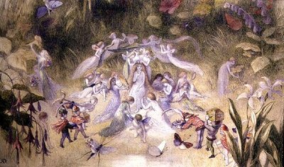 Titania Toilet, c. 1870 (akvarel på papir) af Richard Doyle