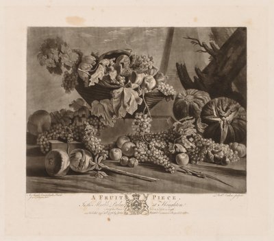 Et frugtstykke, 1776. af Richard Earlom