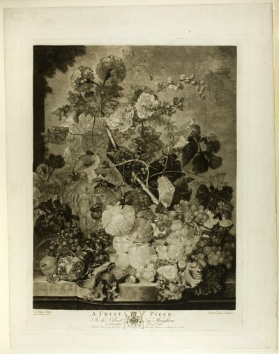 A Fruit Piece, fra The Houghton Gallery af Richard Earlom
