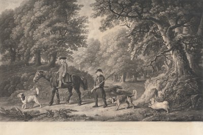 Game Keepers. Til højre ærede. Lord Viscount Torrington af Richard Earlom