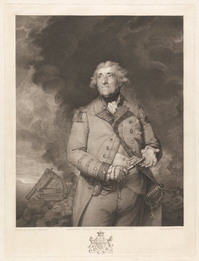 George Augustus Elliot Lord Heathfield af Richard Earlom