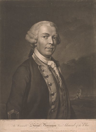 Samuel Barrington af Richard Earlom