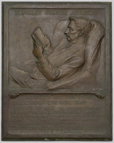 Mindesmærke til afdøde E. F. Andrews af Richard Edwin Brooks