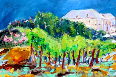 Chateau og Vines, 2017 af Richard Fox