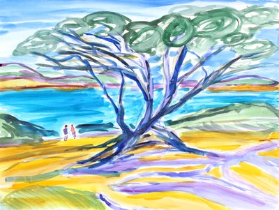 Cypress Tree, Carmel, 2019 af Richard Fox