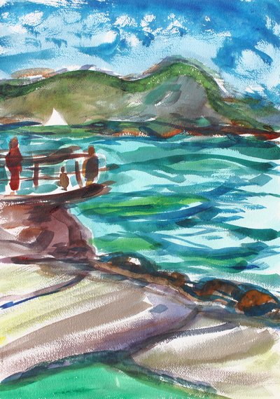 Elephant Rock, Tiburon, 2020 af Richard Fox