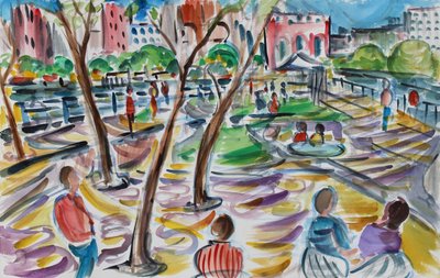 Hudson River Park, 2013 af Richard Fox