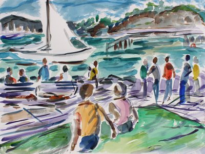 Tiburon Promenade, 2017 af Richard Fox