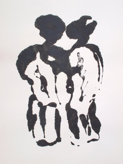 Uden titel, 2010 (monotypi) af Richard Green
