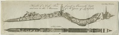 Lichfield - Håndtag af armbrøst: gravering og [c 1784] (tryk) af Richard Greene