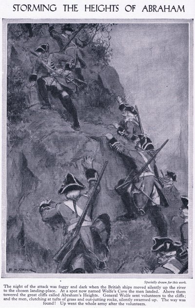 Storming af Abrahams højder, ca. 1950 af Richard Henry Brock