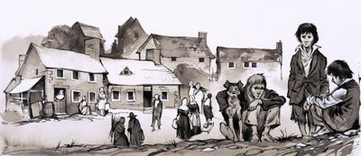 En mand hjemsøgt af fattigdom: Richard Cobden (gouache på papir) af Richard Hook