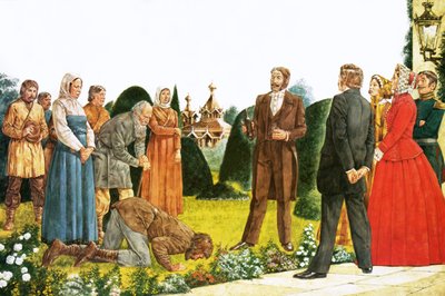 Frigivelse af de livegne i Rusland af Richard Hook