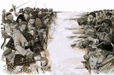 Slaget ved Culloden af Richard Hook