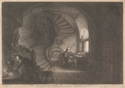 Filosoffen i kontemplation af Richard Houston